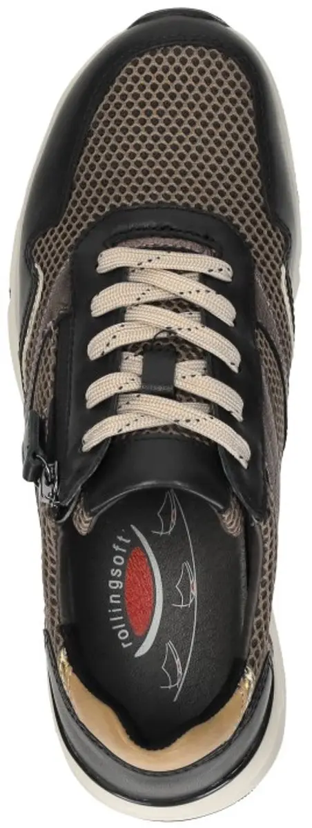 Gabor Rollingsoft Veterschoenen 38.5 - Zwart