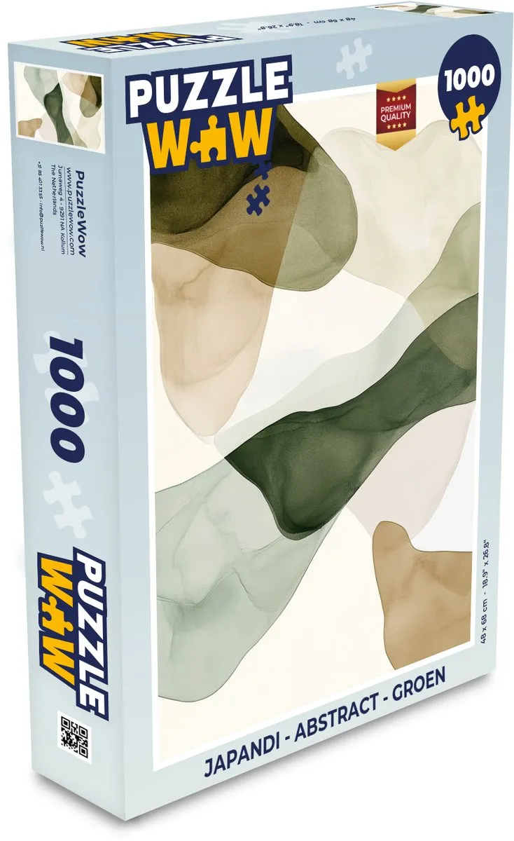 PuzzleWow Japandi Legpuzzel 1000 Stuks