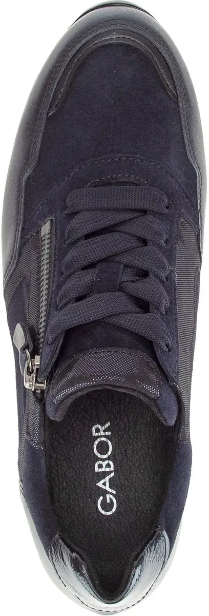 Gabor Comfort Optifit Dames Sneaker - Blauw 36