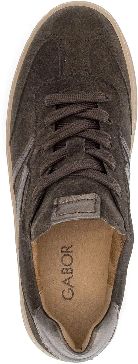 Gabor 6018 Dames Sneakers - Bruin - Maat 41