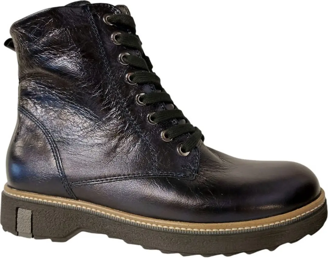 Waldlaufer Veterboot 683801 145 194 Blauw Wijdte K