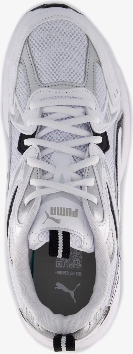 PUMA Milenio Tech Unisex Sneakers - Puma White-Puma Black-Puma Silver - afbeelding 6 van 6
