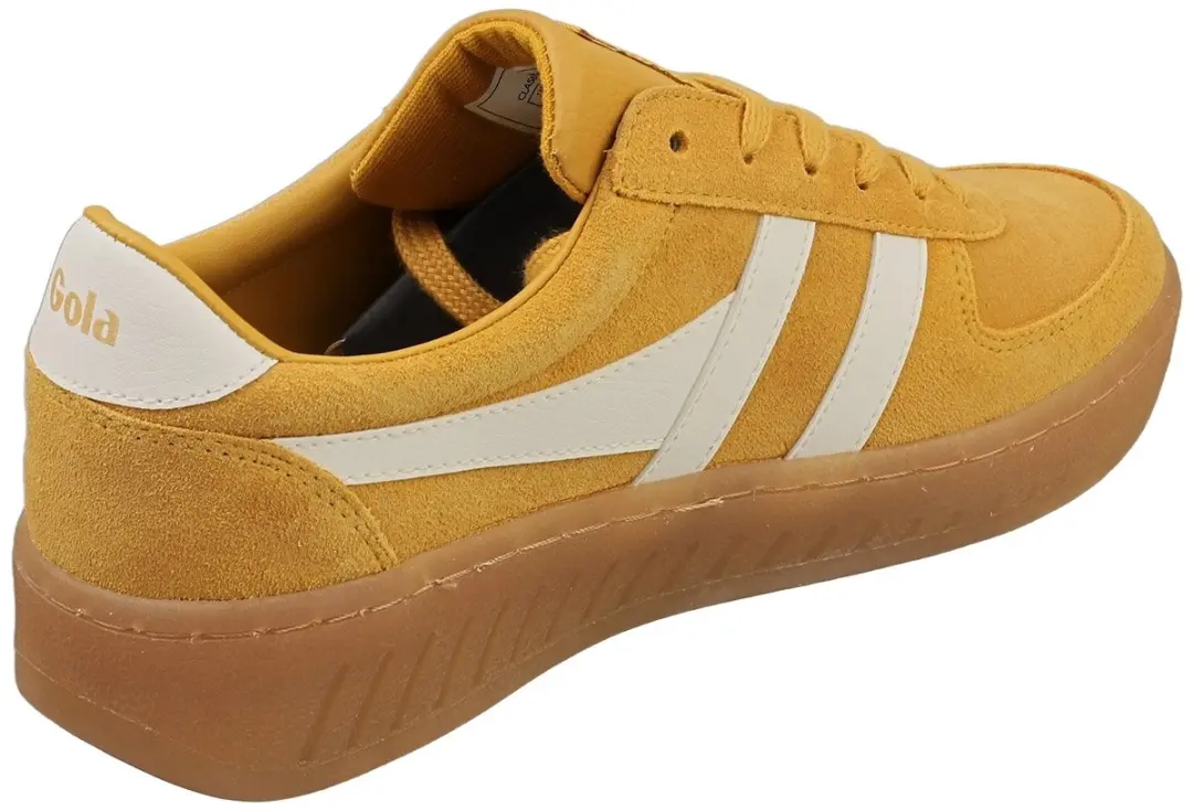 Gola Grandslam Suède Damesschoenen CLA589 - 38 - Zon/Gebroken wit/Gom - afbeelding 6 van 6