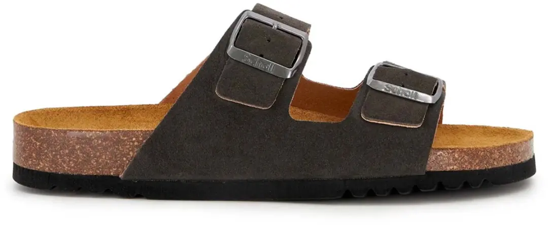 Scholl Sandalen Julien 2 Riemen Suede Heren - Grijs - afbeelding 4 van 6