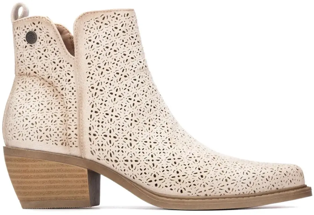 Refresh 175041 Booties Met Hak Beige EU 37 Vrouw