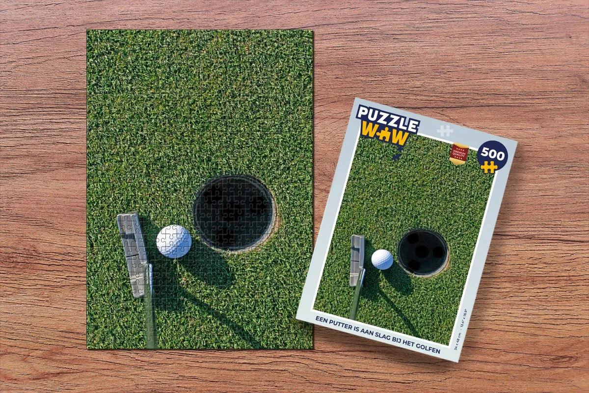 PuzzleWow Golf Puzzel 500 Stuks - Multicolor