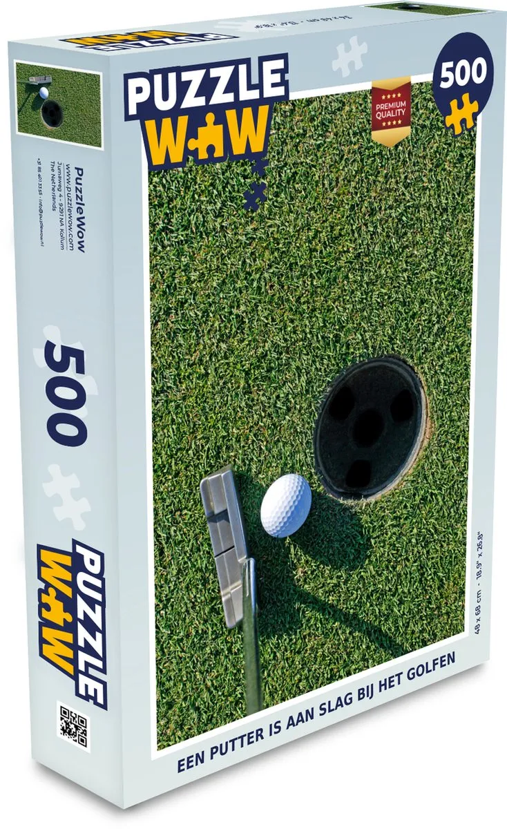 PuzzleWow Golf Puzzel 500 Stuks