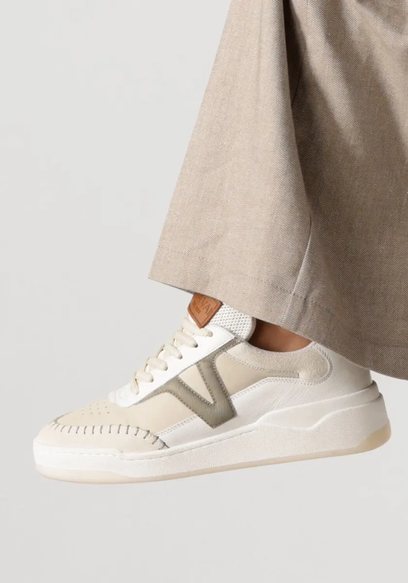 VIA VAI Sam Olivia Lage Sneakers 41 - Beige/Groen/Wit