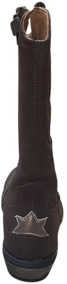 Braqeez Meisjes Cowboyboots Suède - Bruin - afbeelding 4 van 6