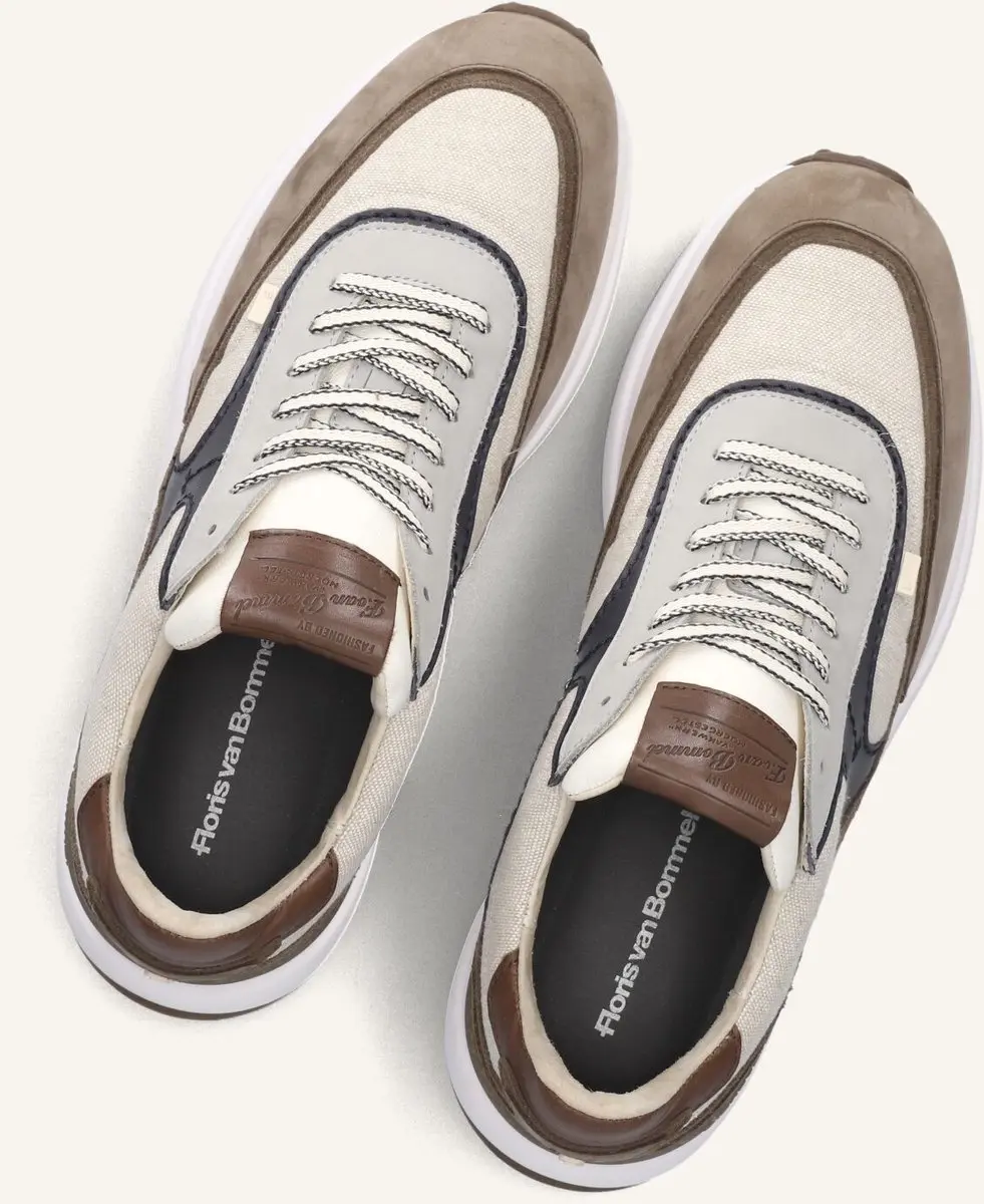 Floris van Bommel Noppi Sneakers SFM-10207 - Bruin - Maat 43⅓