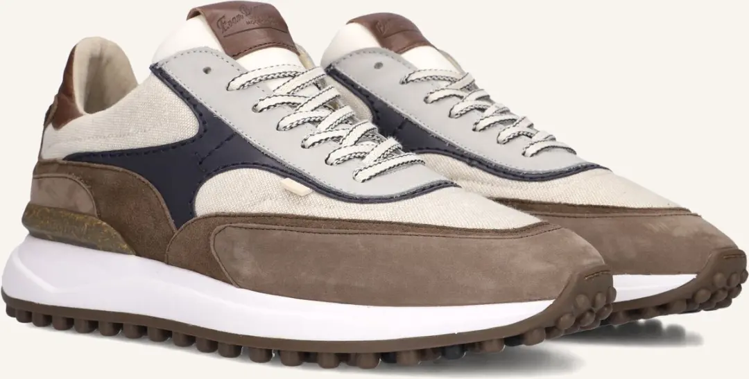 Floris van Bommel Noppi Sneakers SFM-10207 - Bruin - Maat 43⅓