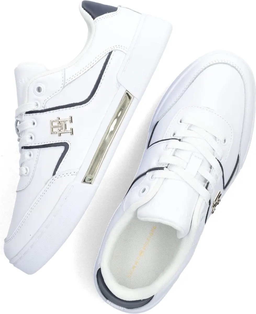 Tommy Hilfiger Th Prep Court Sneakers - Wit - Maat 36 - afbeelding 5 van 6