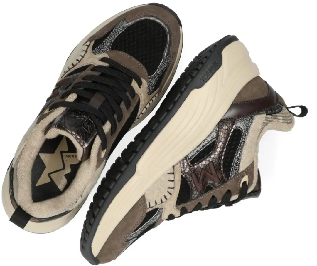 Mexx Vana Switch Sneakers - Grijs/Zwart - 40 - afbeelding 6 van 6