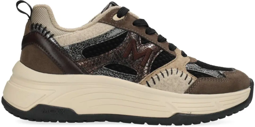 Mexx Vana Switch Sneakers - Grijs/Zwart - 40 - afbeelding 3 van 6