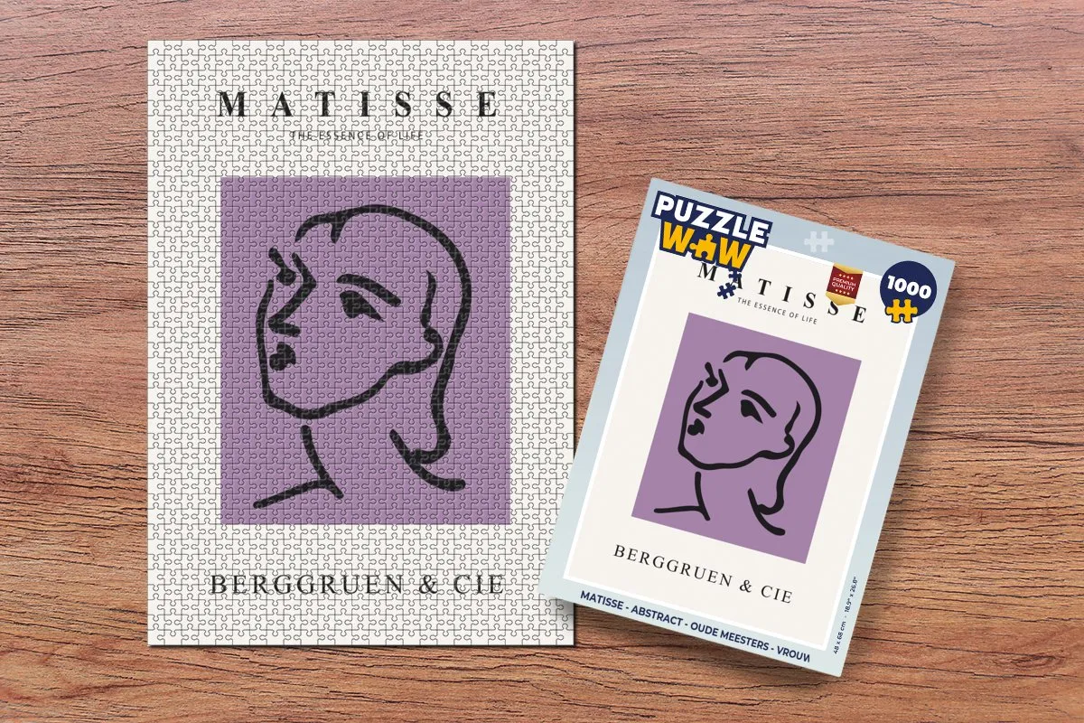 PuzzleWow Matisse Abstract Oude Meesters Legpuzzel 1000 Stuks - Multicolor