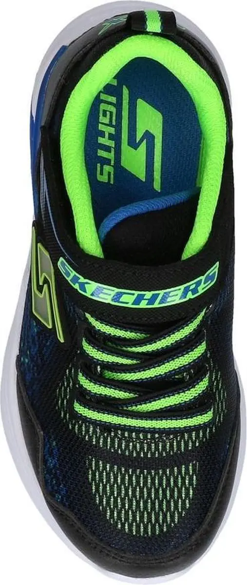 Skechers Lights Erupters III DERLO Sneaker - 27 - Blauw/Groen - afbeelding 6 van 6