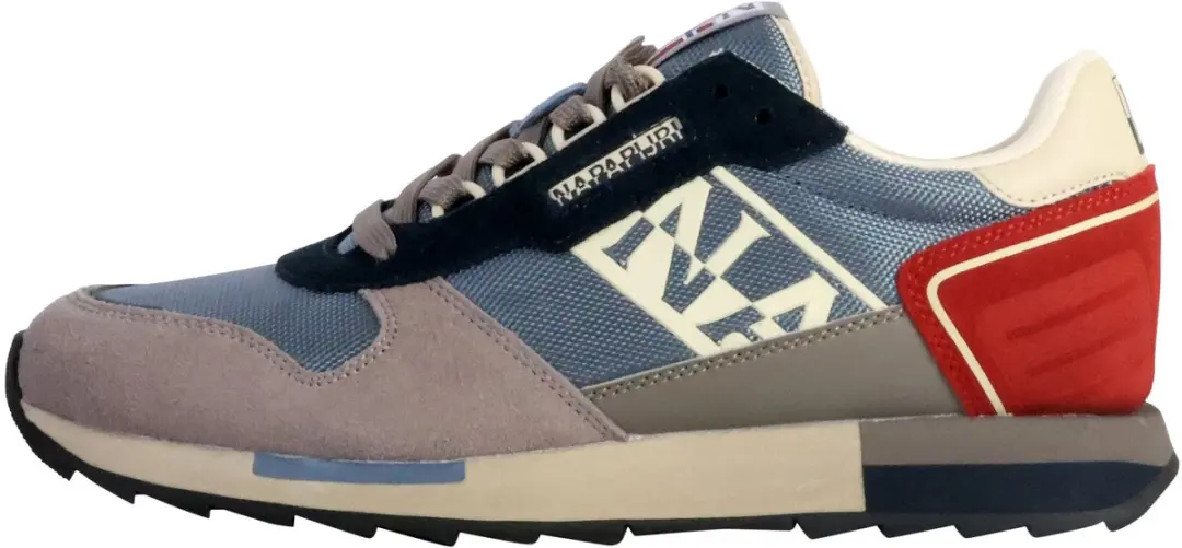 Polyester Sneaker Met Contrasterende Details En Logoprint