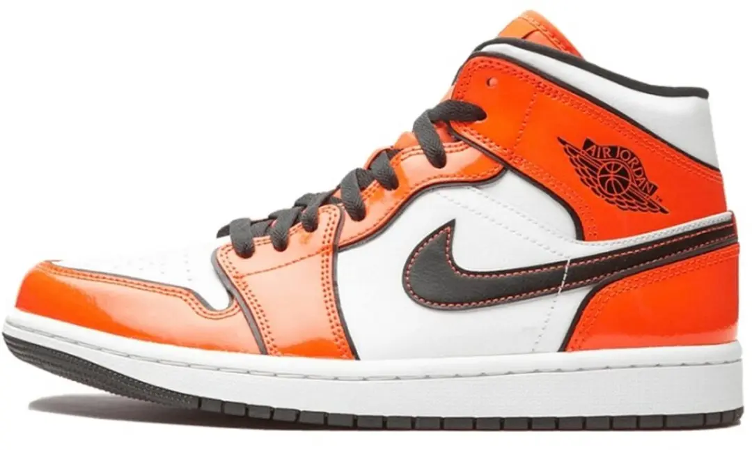 Nike Air Jordan 1 MID SE, Turf Orange/Black-White, DD6834 802, EUR 42
