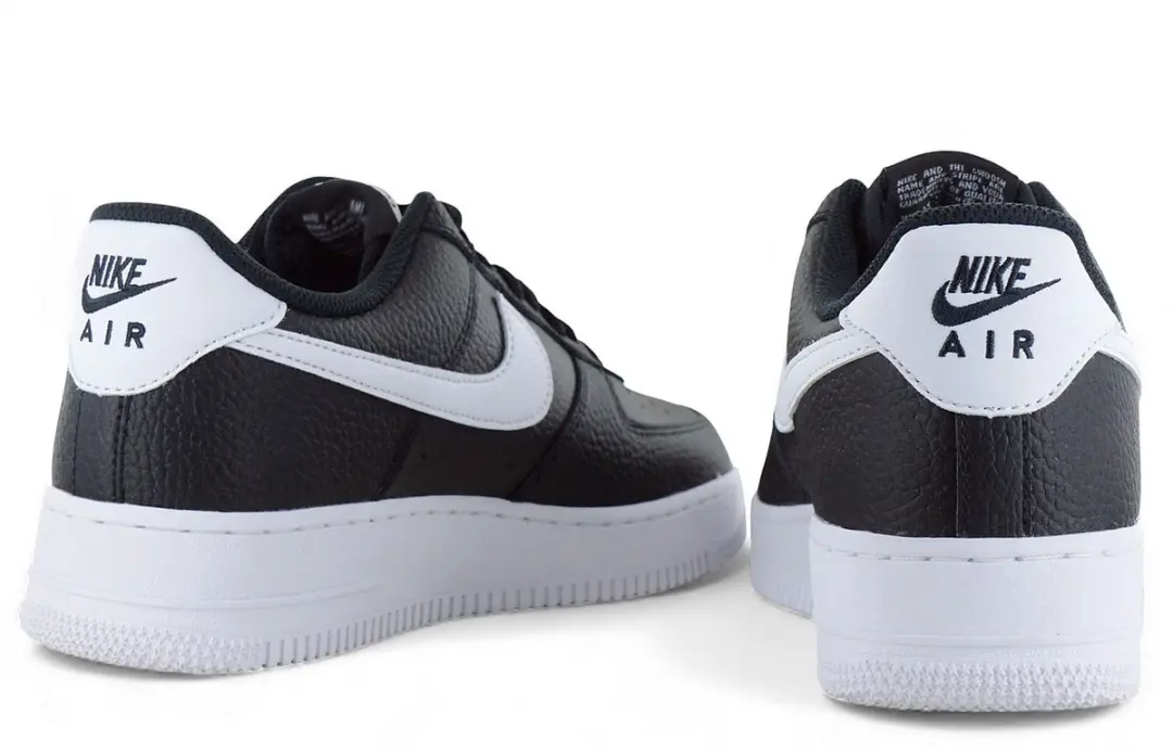 Nike Air Force 1 Zwart/Wit Heren Sneakers - afbeelding 5 van 6