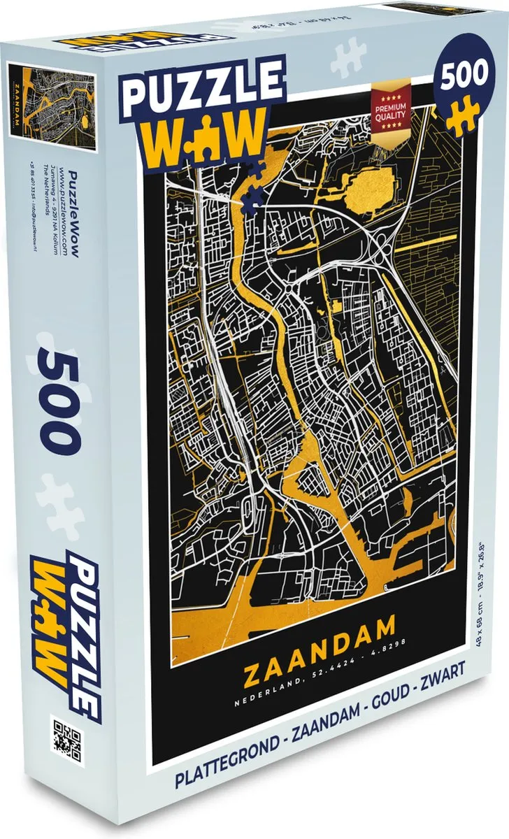 PuzzleWow Zaandam Legpuzzel 500 Stuks