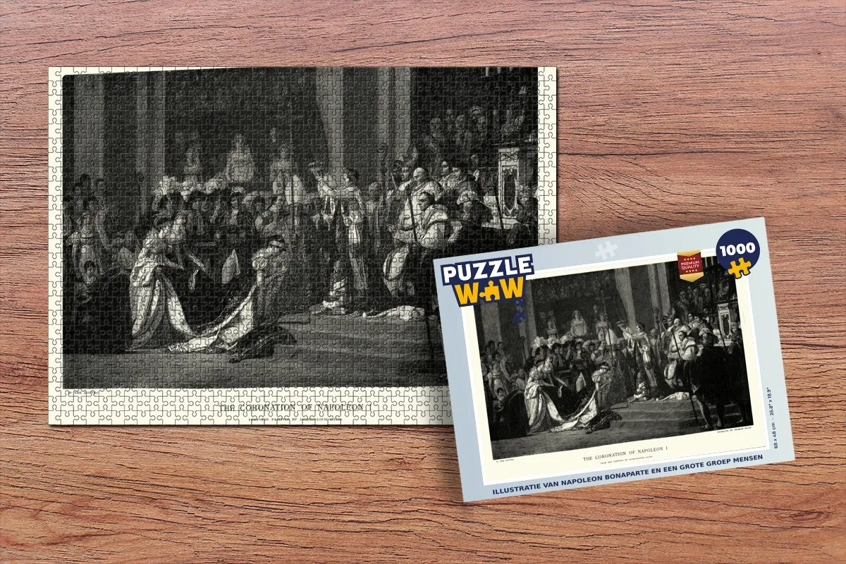 PuzzleWow Napoleon Bonaparte Legpuzzel 1000 Stuks - Multicolor