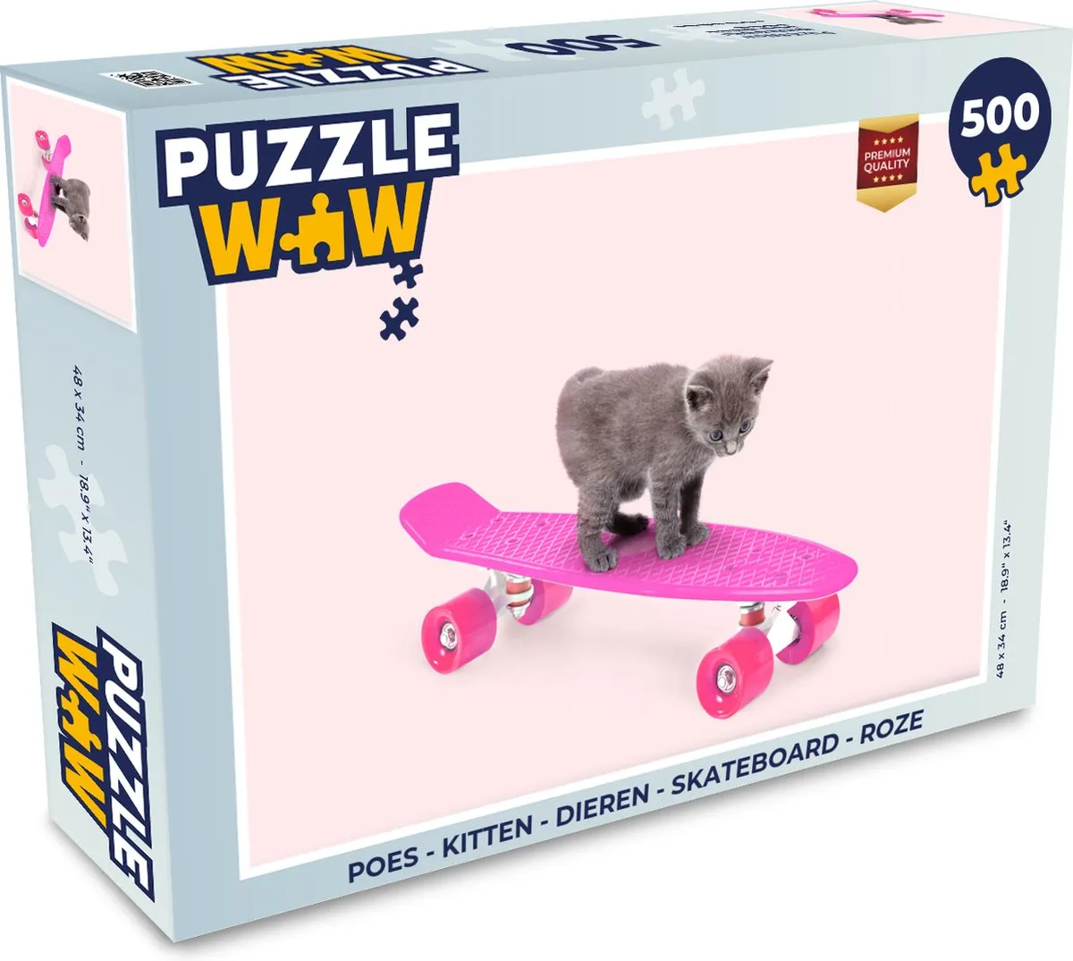 PuzzleWow Kitten Legpuzzel 500 Stuks