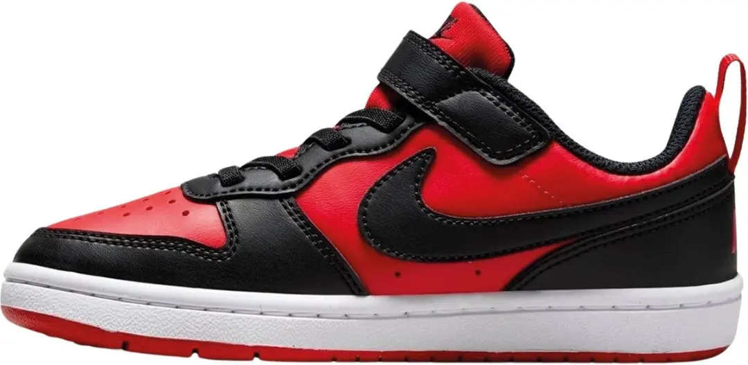 Nike Court Borough Low Recraft (PS) Sneakers Junior - Rood/Zwart - afbeelding 6 van 6
