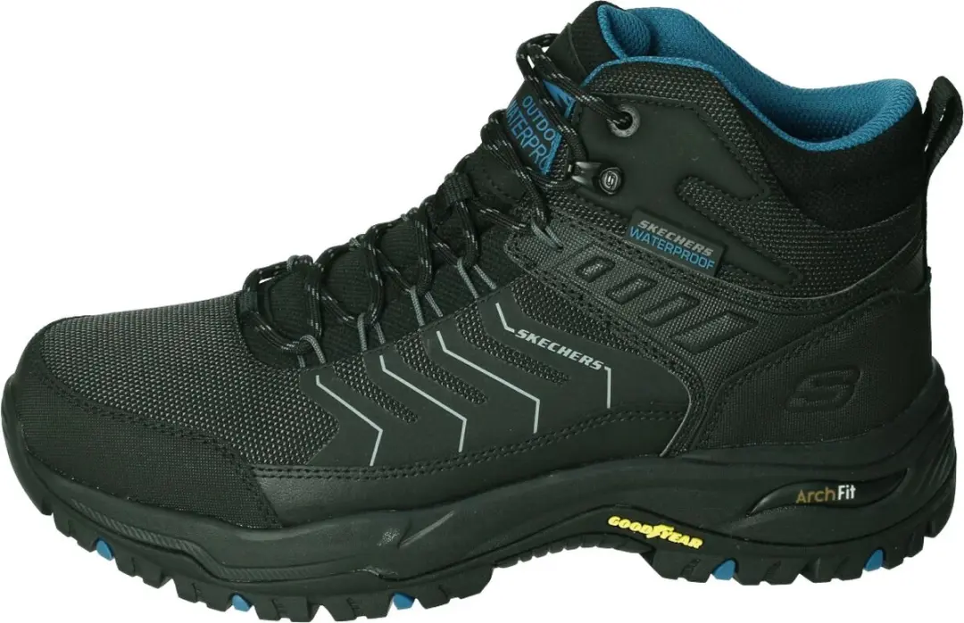 Skechers Arch Fit Dawson Raveno Wandelschoenen - Heren 45 - Zwart
