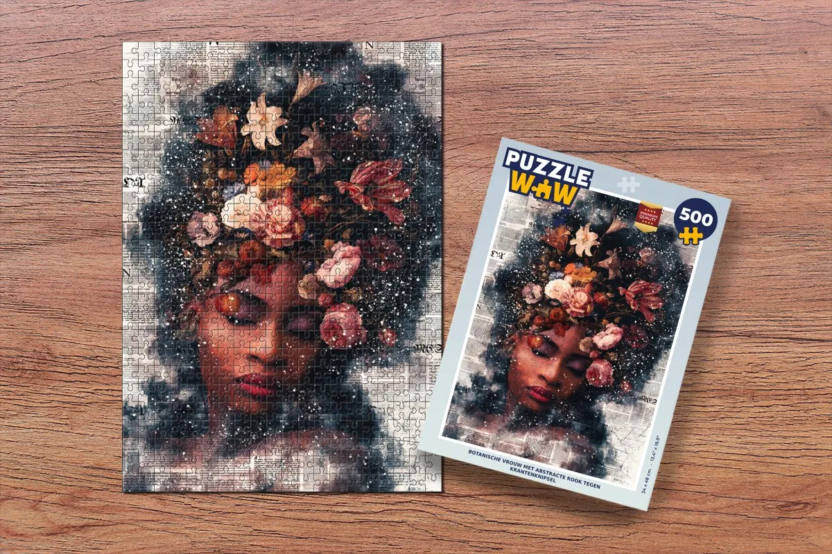 PuzzleWow Bloemen Legpuzzel 500 Stuks - Multicolor