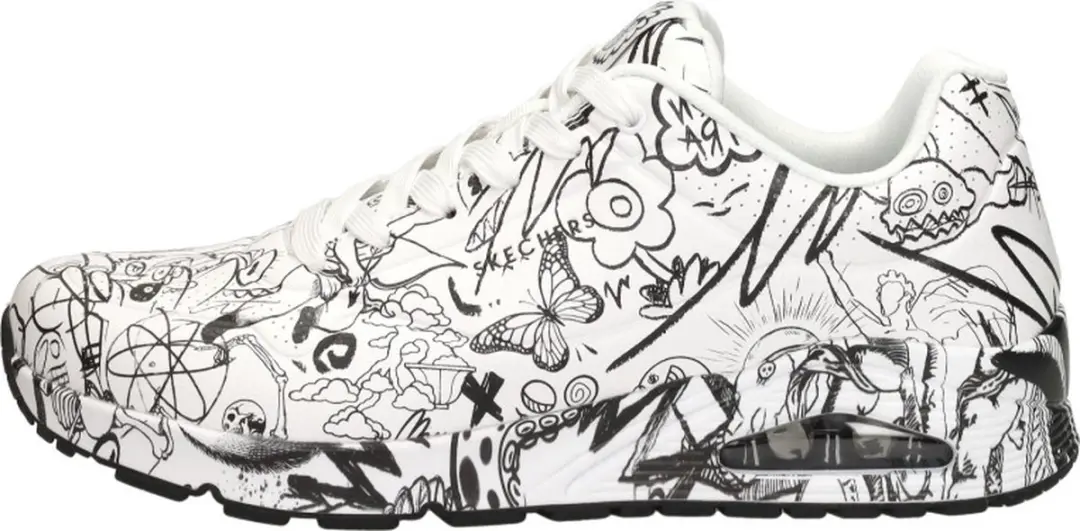 Skechers Uno-Process Sketch Sneakers 307239 - Wit