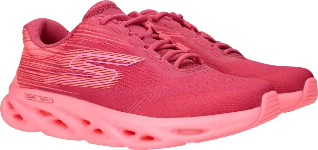 Skechers Go Run Swirl Tech Speed Ult Dames Sneakers - Roze - afbeelding 2 van 6