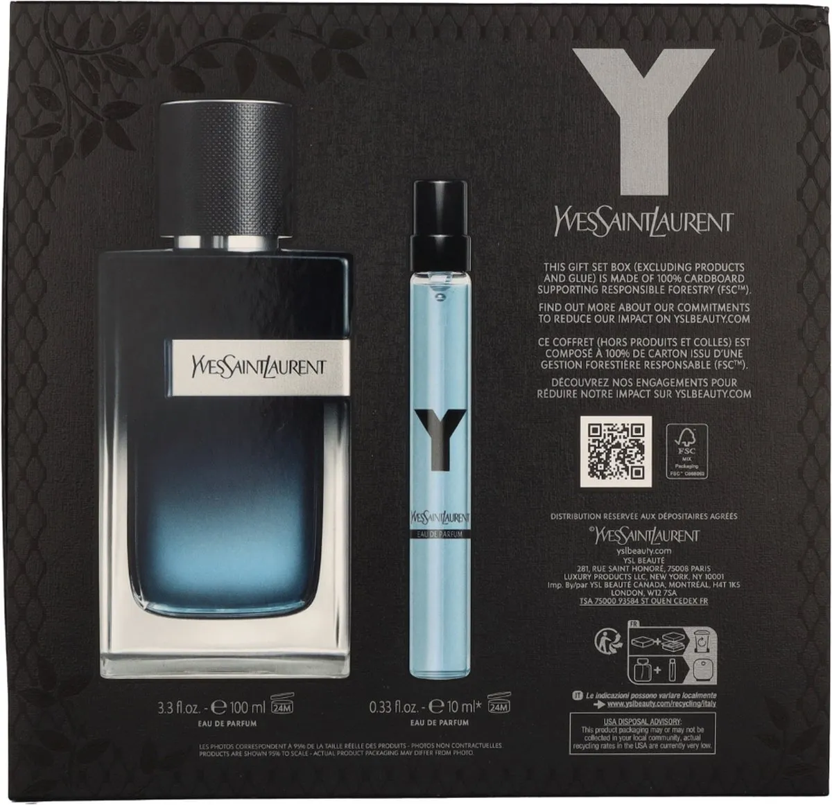 Yves Saint Laurent Y Giftset Parfum - 110ml (2x)