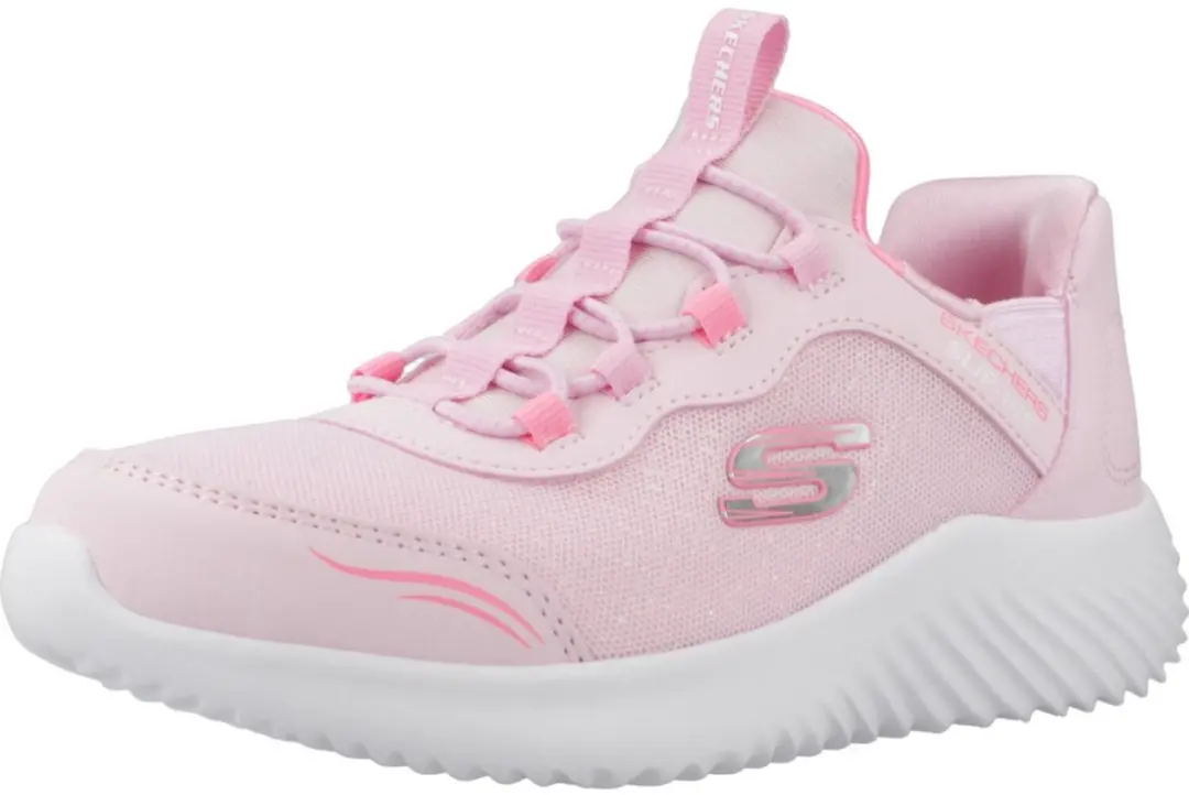 Skechers Slip-ins Bounder Meisjes Sneakers - Roze - Maat 31 - afbeelding 3 van 6