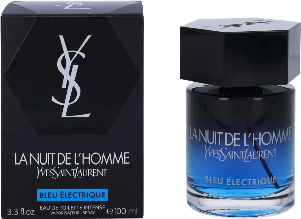 Yves Saint Laurent La Nuit De L'Homme Bleu Electrique Eau de Toilette - 100ml - afbeelding 6 van 6