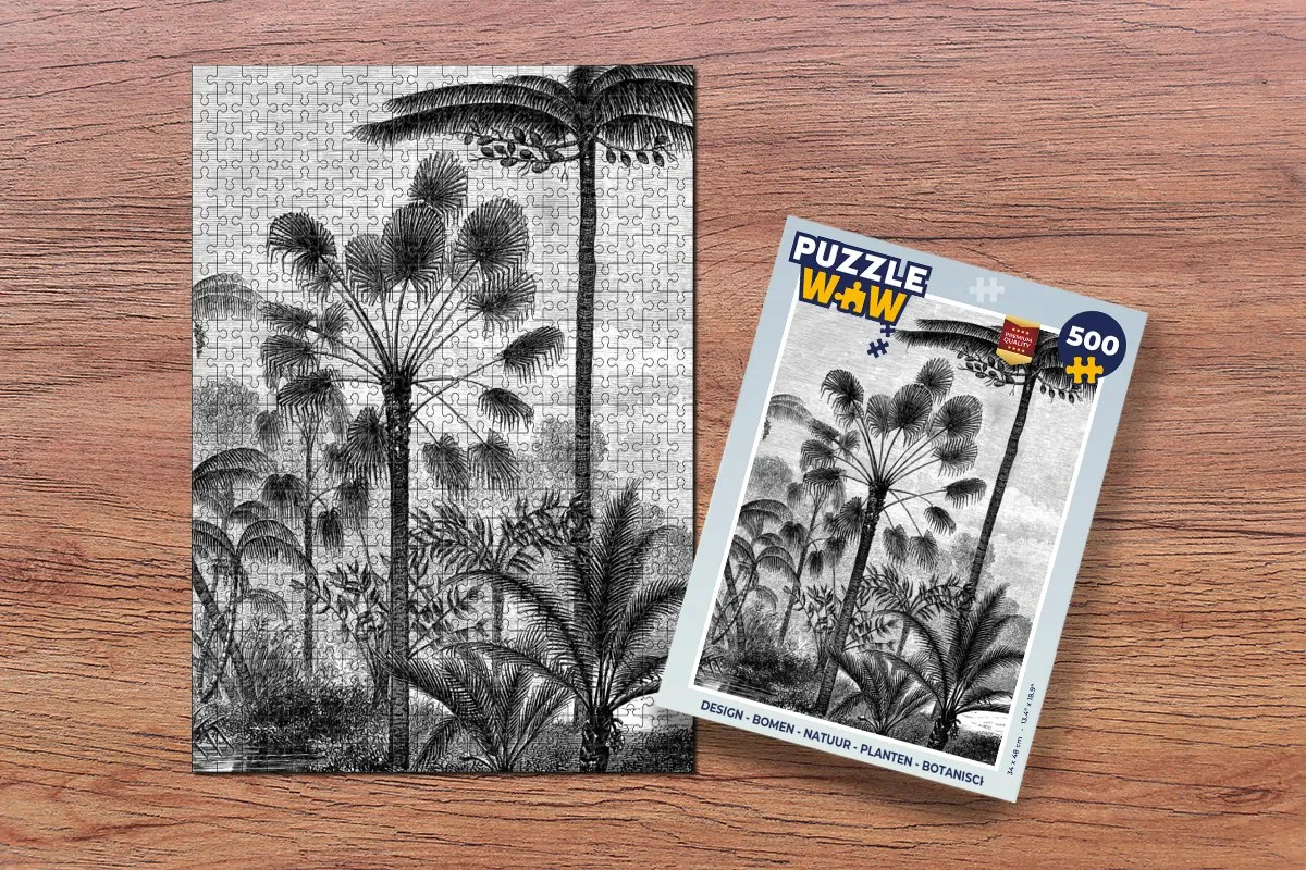 PuzzleWow Botanische Puzzel 500 Stuks - Multicolor