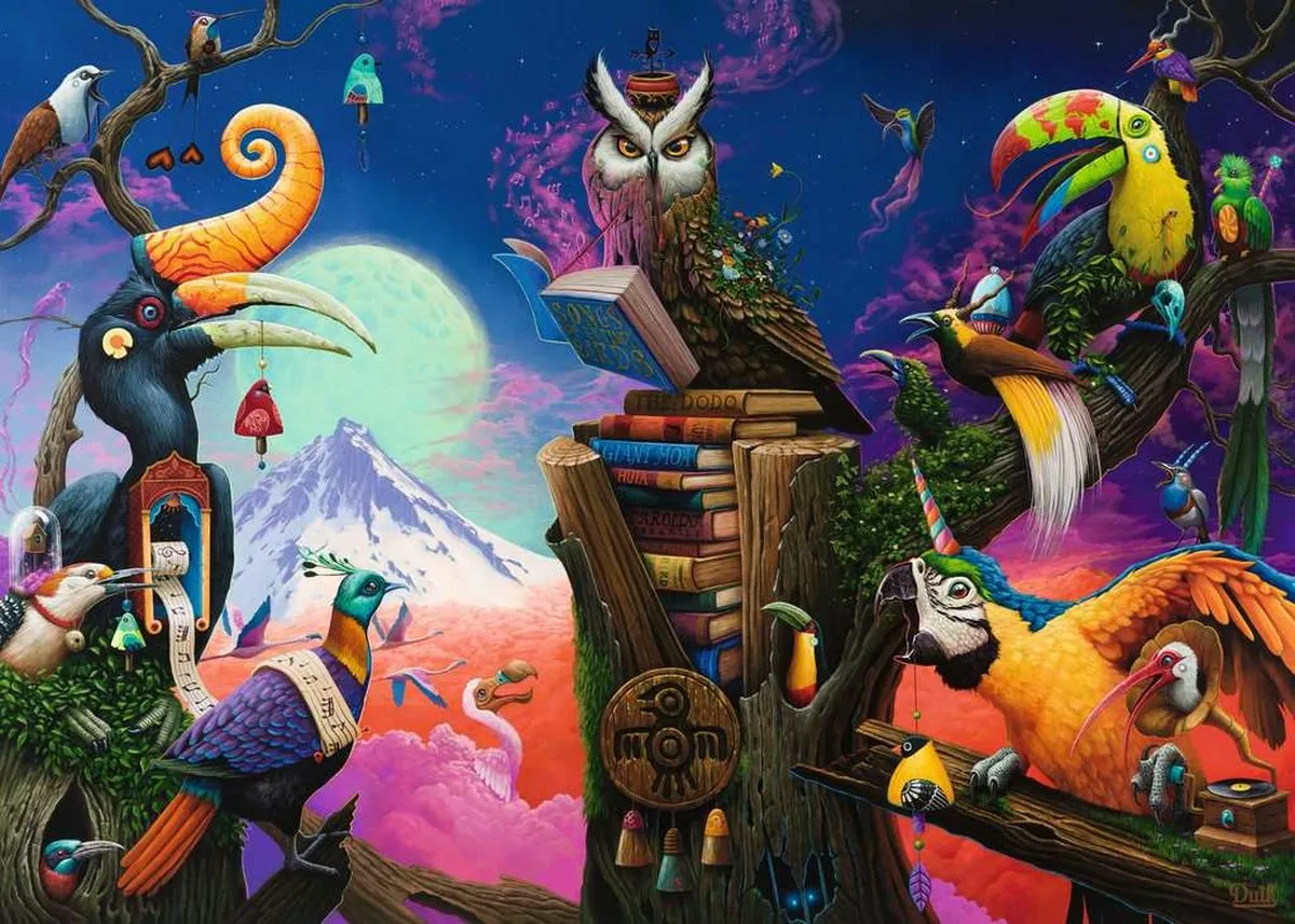 Ravensburger Songs of Extinct Birds Legpuzzel 1000 Stuks - MPN 12001024 - afbeelding 3 van 4