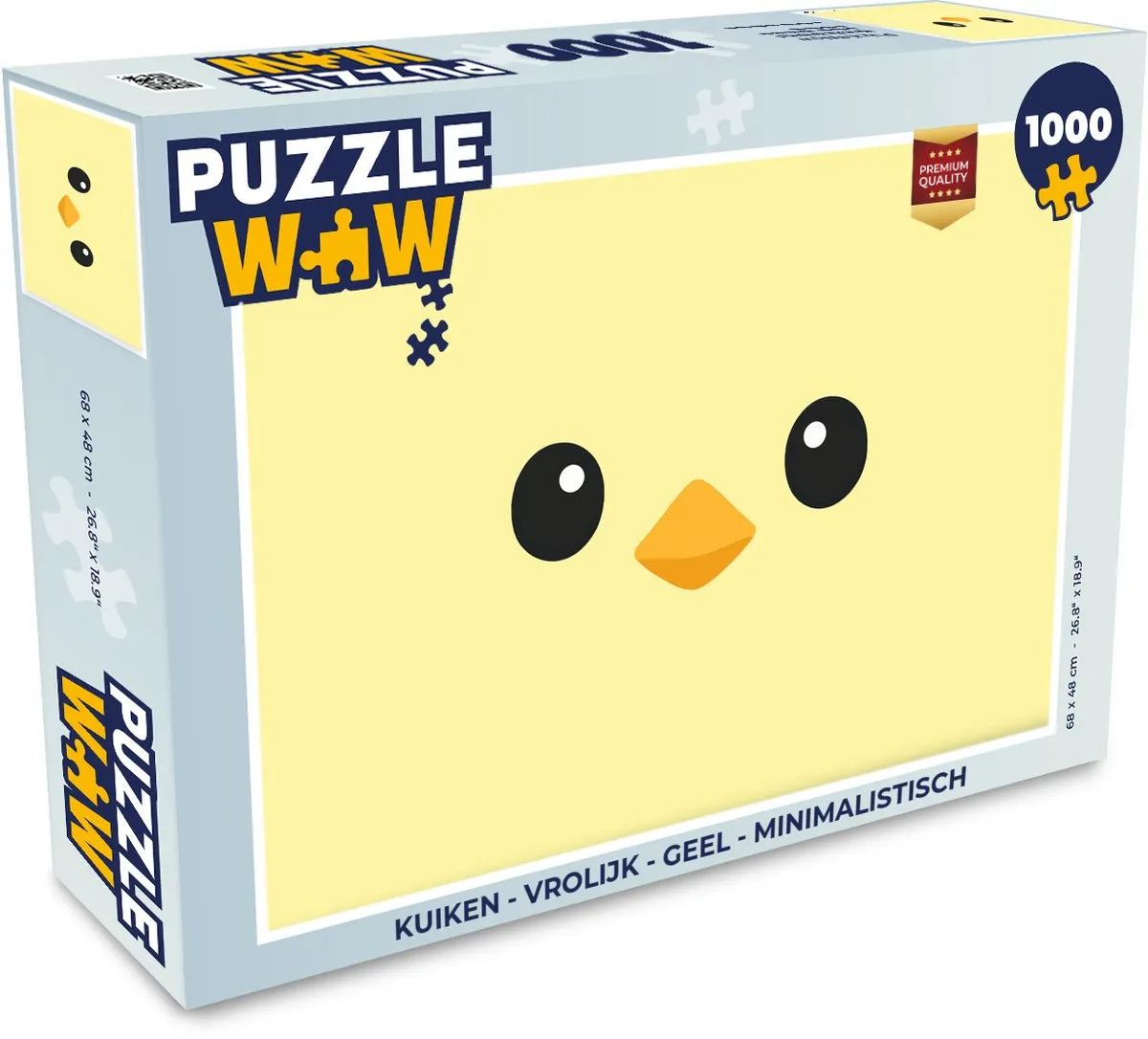 PuzzleWow Kuiken Legpuzzel 1000 Stuks