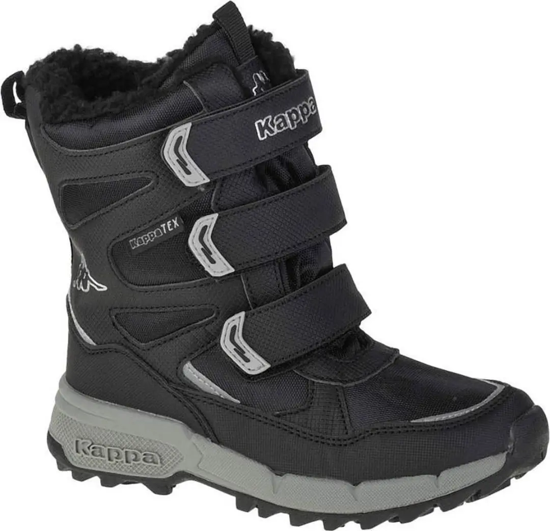 Kappa Unisex kinderlaarzen winterschoenen gevoerd zwart 260902K