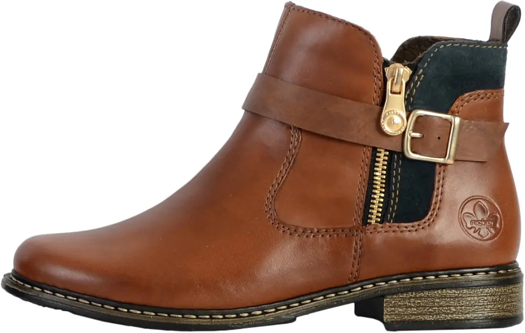 RIEKER Z4959-22 Enkellaarsje cognac maat 36