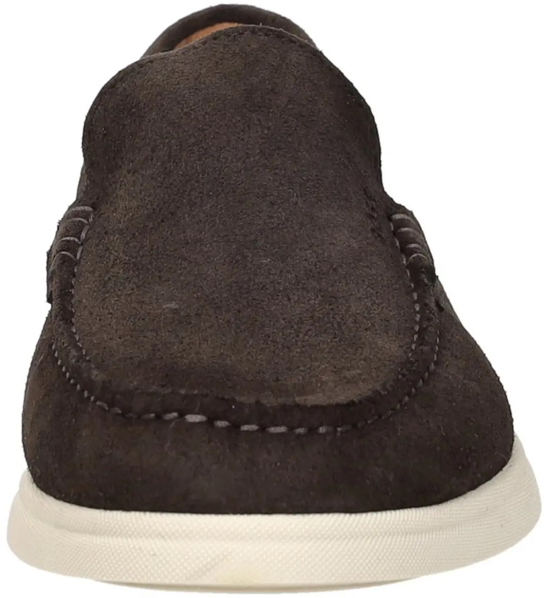 BOSS Sienne Loafer Slip-On Schoenen - Donkerbruin/Wit - afbeelding 6 van 6