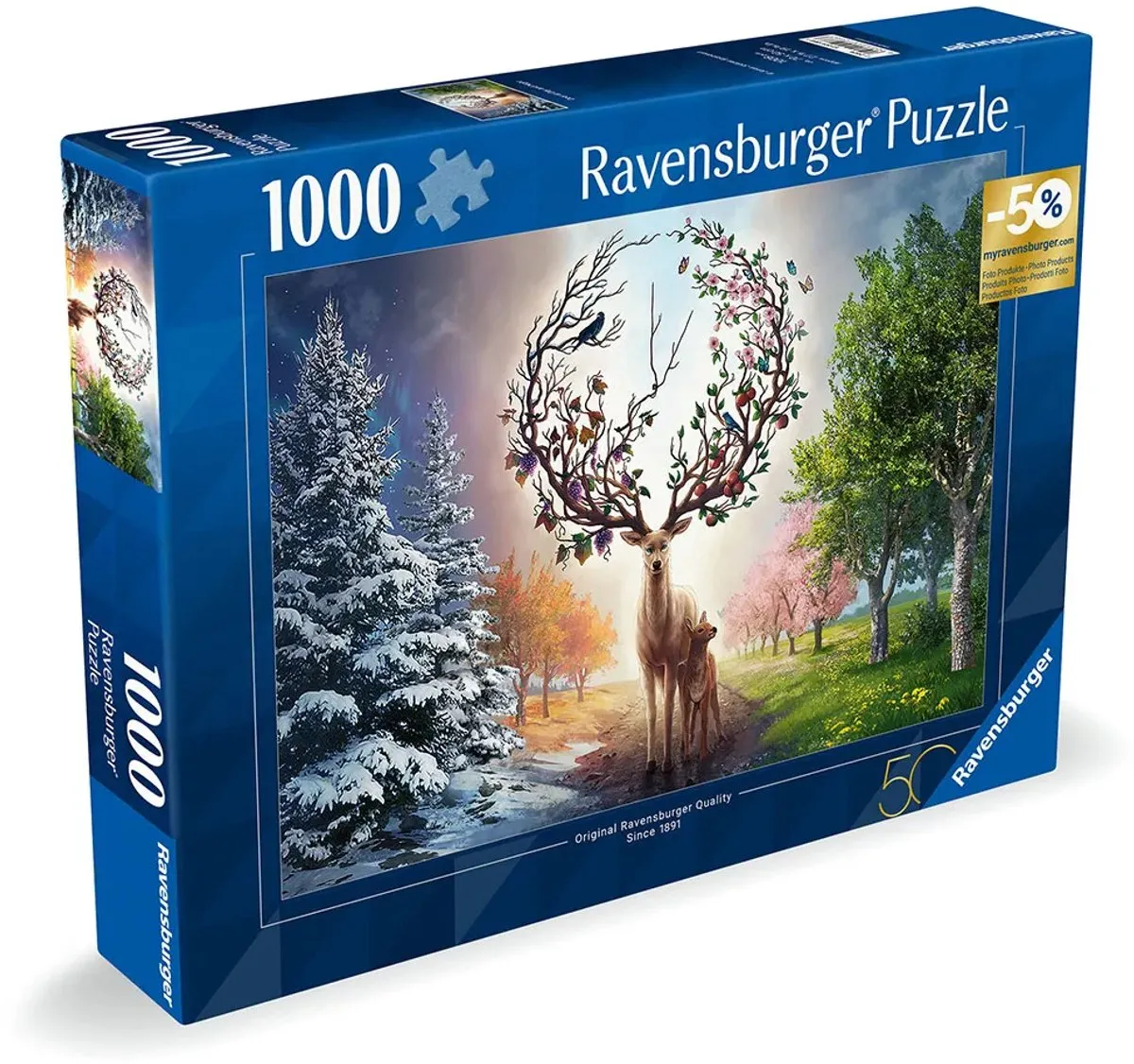 Ravensburger Legpuzzel 1000 Dieren Multicolor