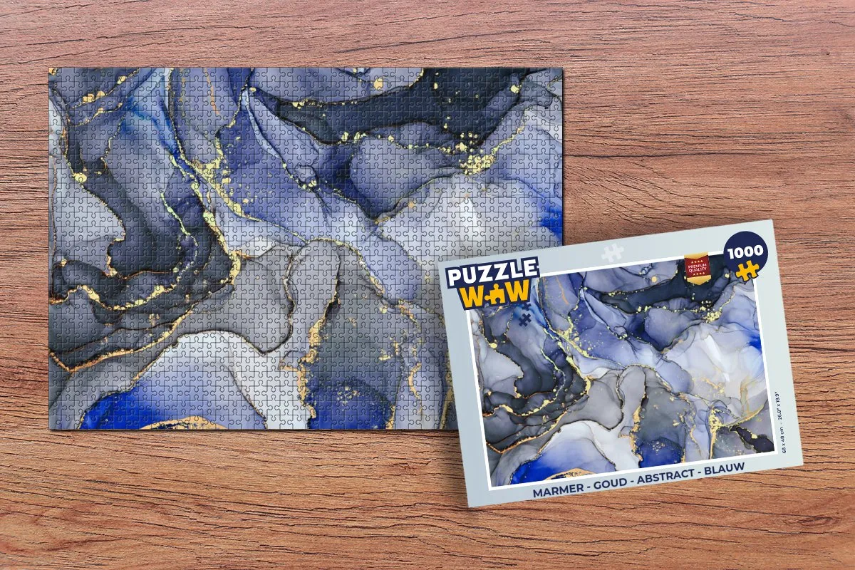 PuzzleWow Abstract Legpuzzel 1000 Stuks - Multicolor