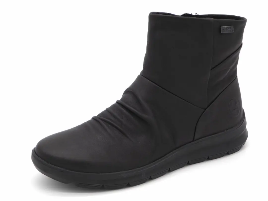 Rieker Z0066 Enkellaarzen - Zwart - Maat 41