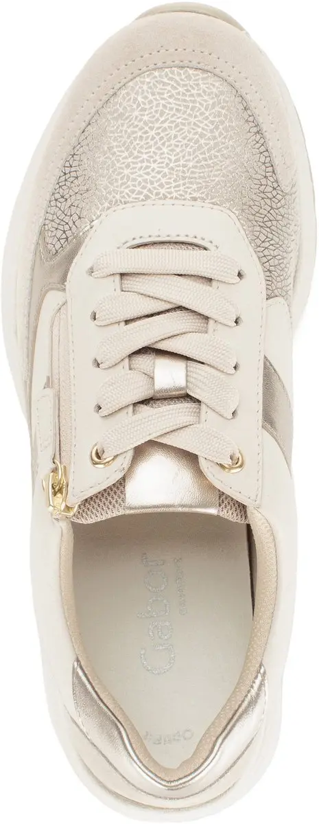 Gabor 597 Sneakers - Leer - Beige - Maat 41