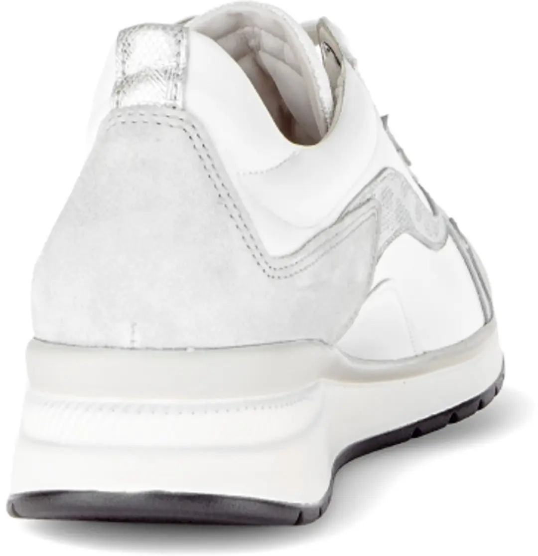 Gabor Sneaker 86.305.51 Wit Lichtgrijs Wijdte K