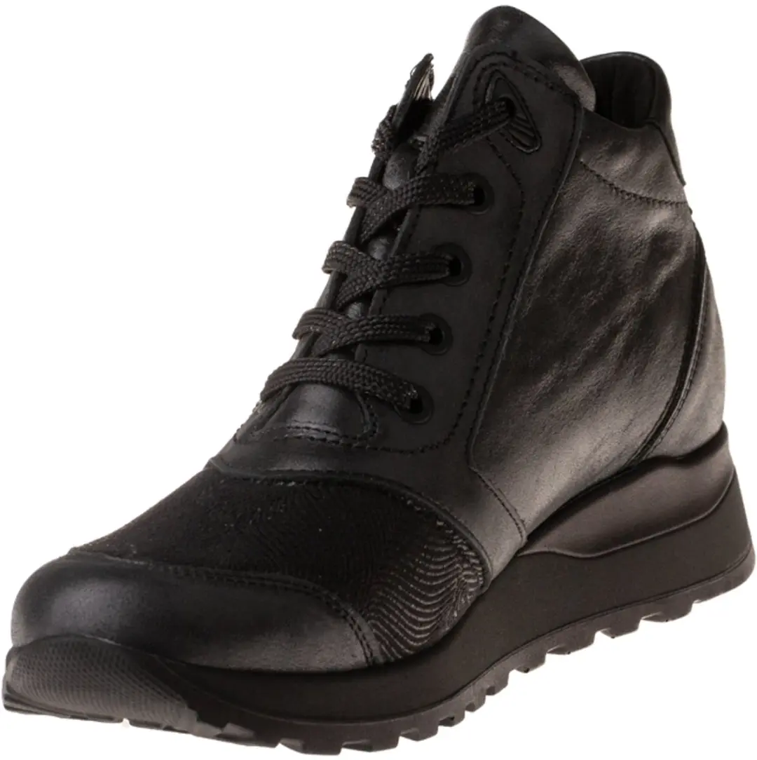 Wäldlaufer 364H81 Veterboot - Zwart - Maat 36