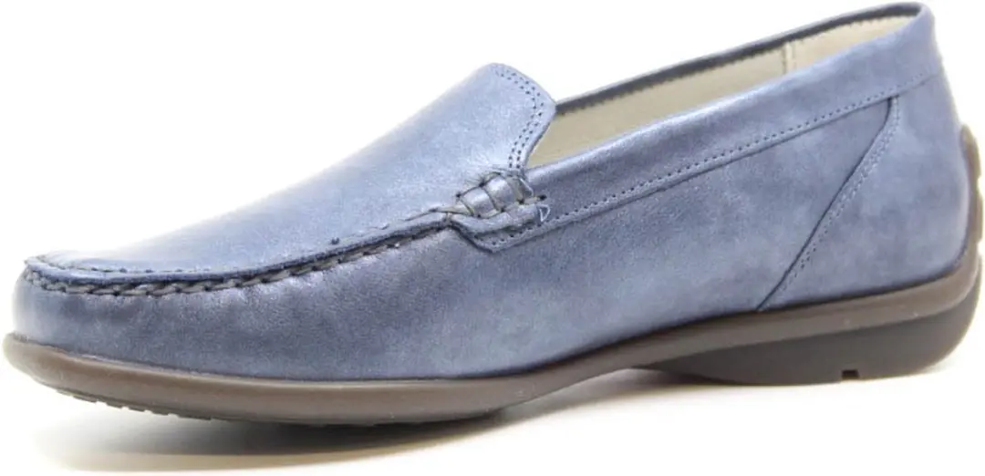 waldlaufer - 431000-H-Harriet - Instappers - Kleur: Blauw - Maat: 41 - afbeelding 2 van 6
