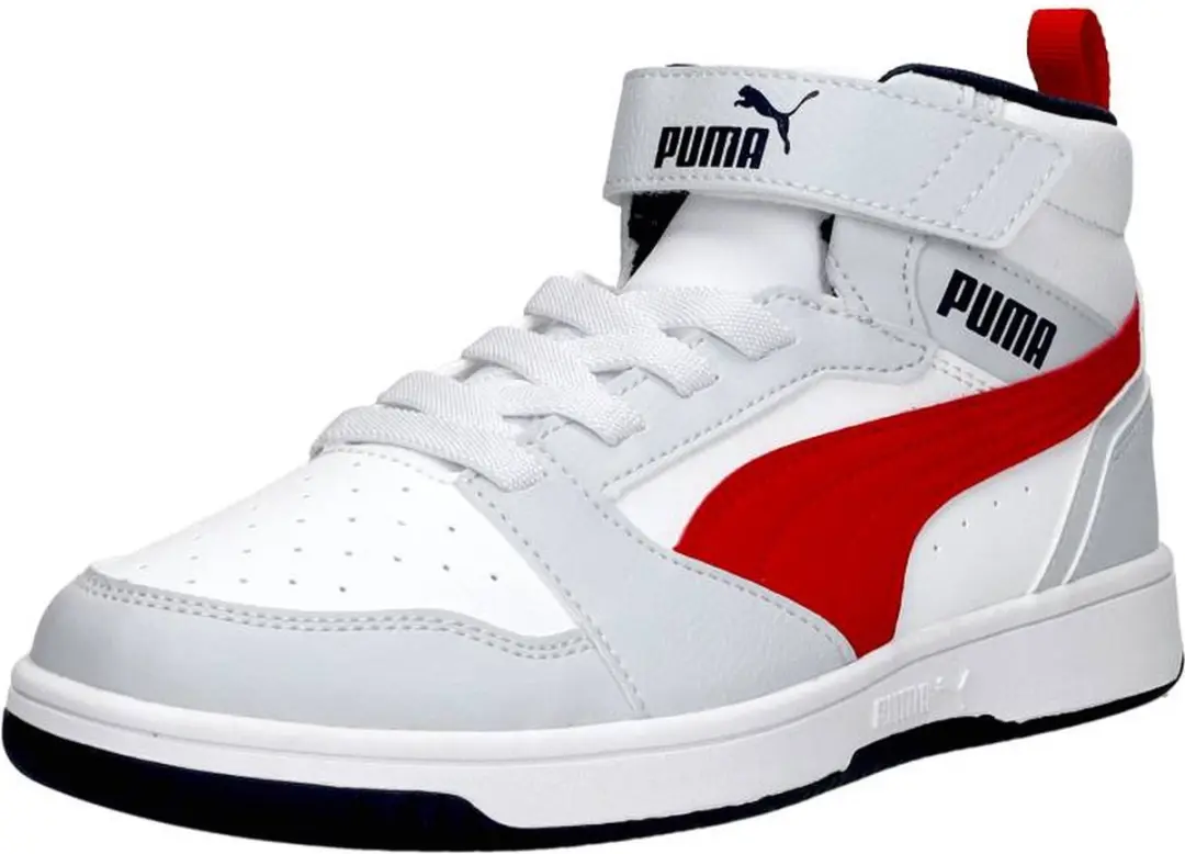 PUMA Puma Rebound V6 Mid AC+ PS FALSE Sneakers - Silver Mist-Club Navy-For All Time Red - afbeelding 4 van 6