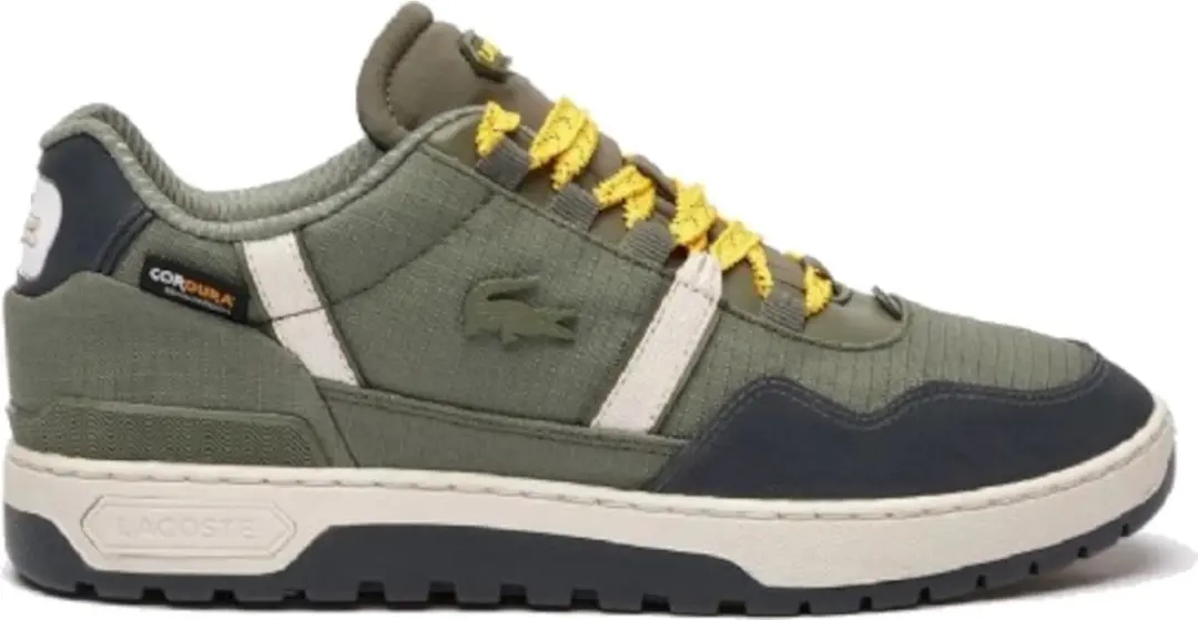 Lacoste T-Clip Wntr 223 1 Sma Heren Sneakers - Groen/Grijs - Maat 44 - afbeelding 3 van 6