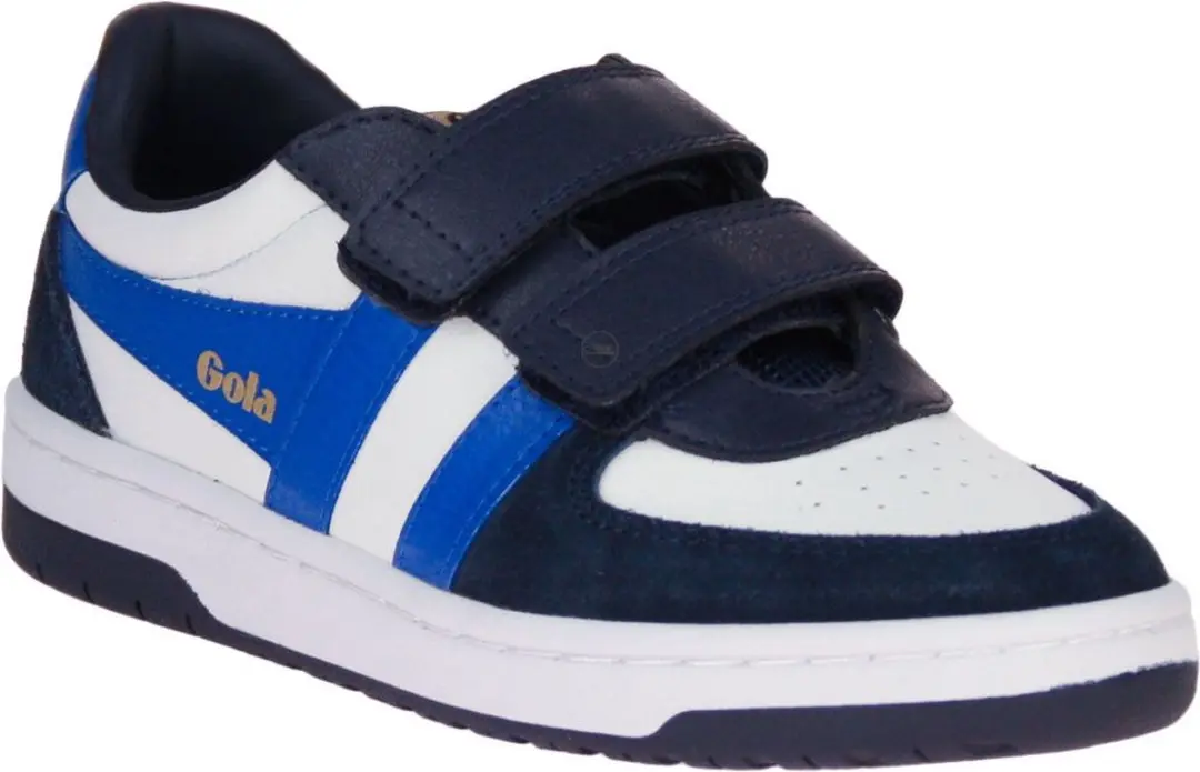 Gola Hawk Strap Sneaker - Wit-Blauw - afbeelding 4 van 6